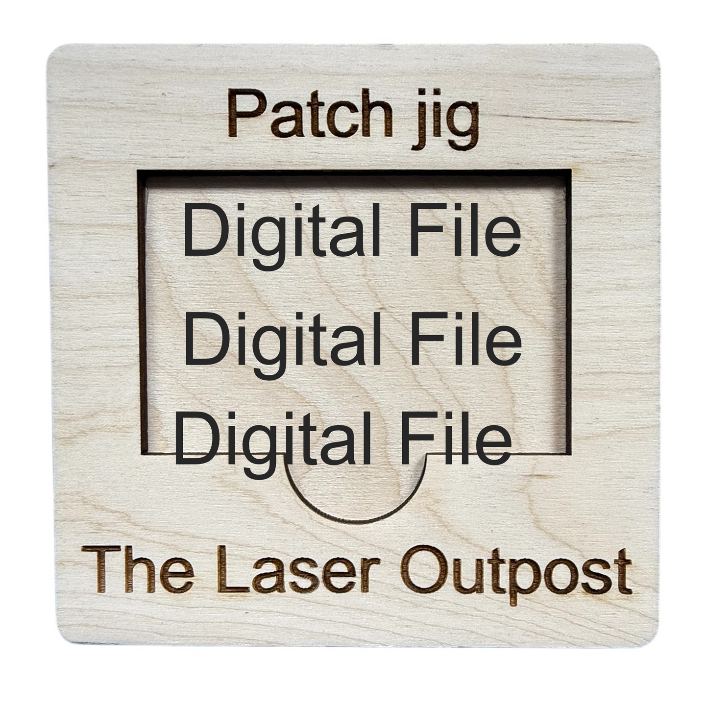 Rectangle Hat Patch jig SVG file