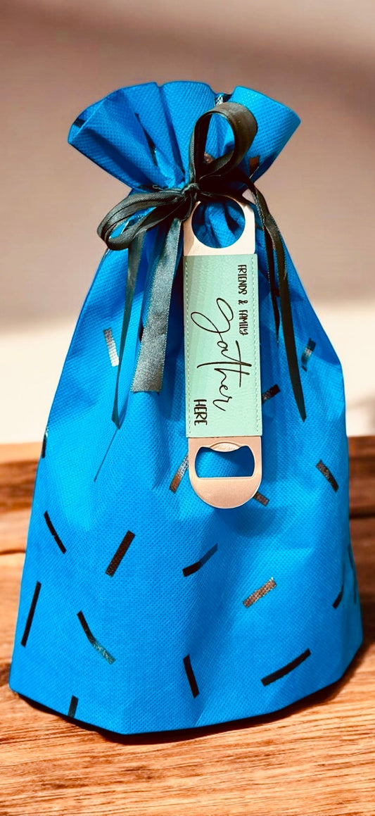 leatherette bottle opener