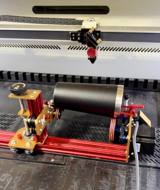 Discount code for PiBurn rotary  attachment for laser engravers