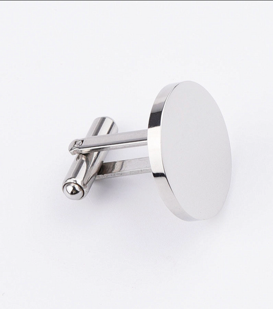 Cuff link engraving blank
