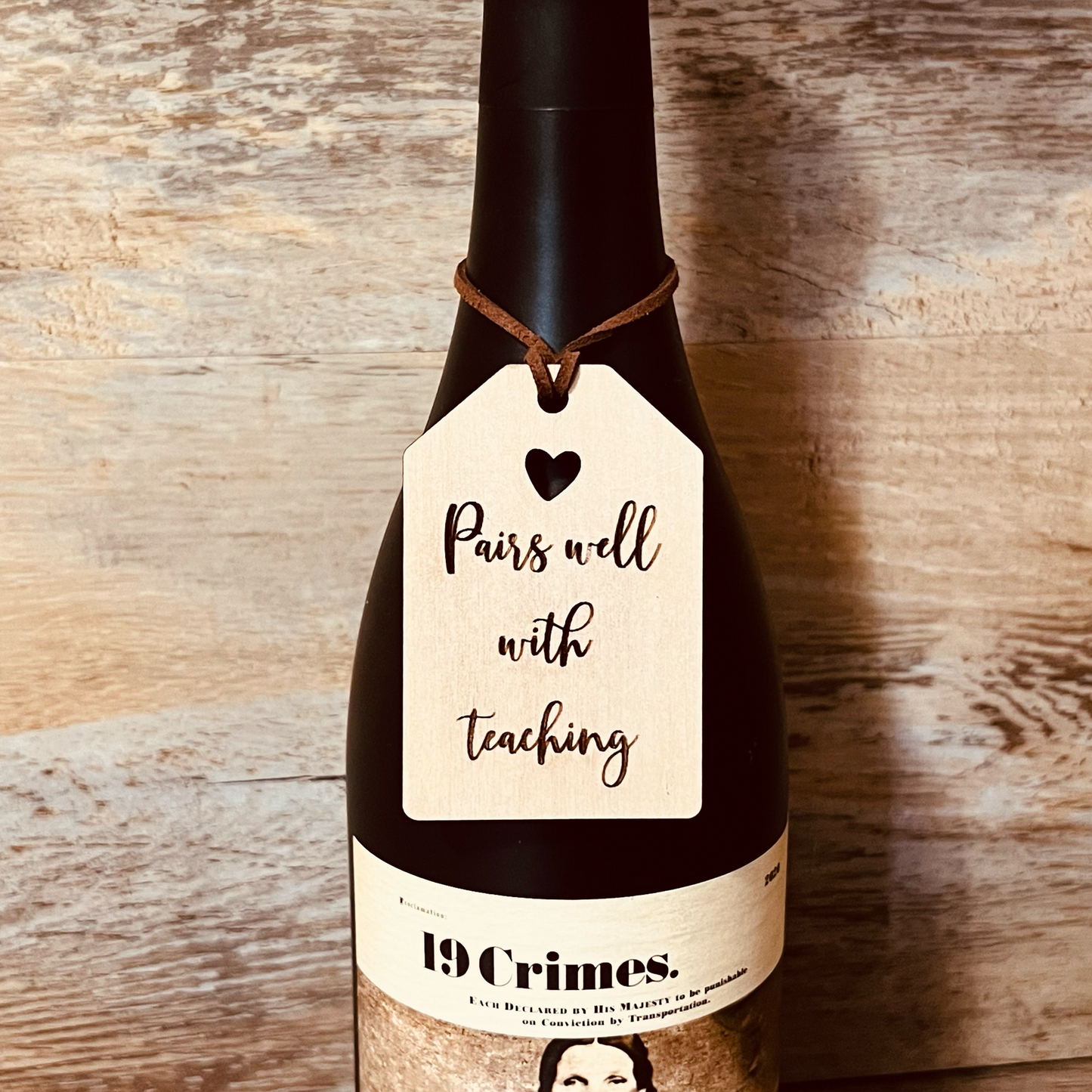 Teachers wine gift tag - file
