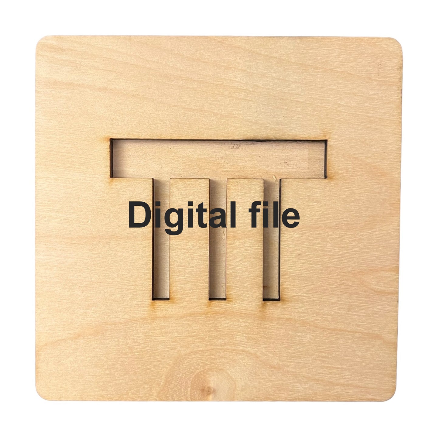 Vertical Bar Necklace jig digital SVG file - This is not a physical product