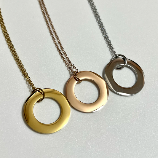 Open Circle/washer necklace blank